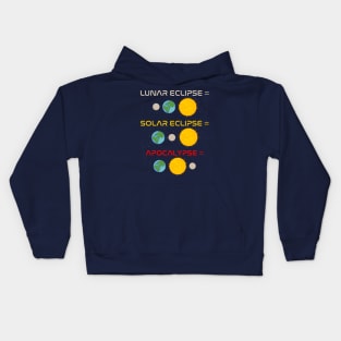 Lunar Eclipse / Solar Eclipse / Apocalypse Kids Hoodie